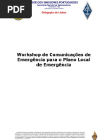 Workshop de comunicações de Emergência