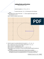 Graphing Circles and Parabolas