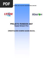 Apostila Projeto Rondon - Saude Bucal