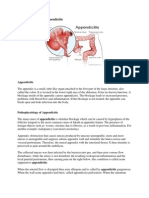 Pathophysiology of Appendicitis