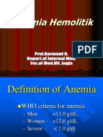 Kuliah 1 Hemolitik Anemia .