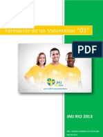 Formación de Los Voluntários: JMJ RIO 2013