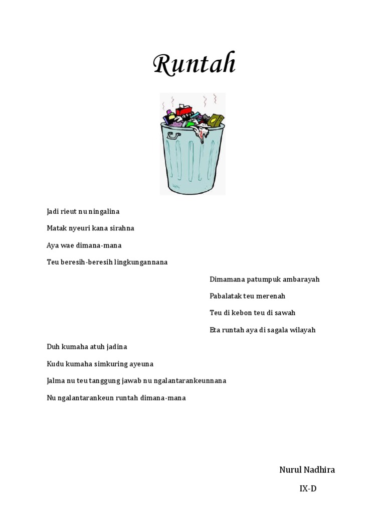 Perbedaan Sajak Dan Puisi Dalam Bahasa Sunda - KT Puisi