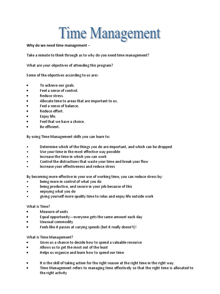 Time Management 10 Strategies For Better Time Management Uga Cooperative Extension