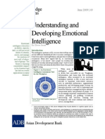 Understanding Developing Emotional Intelligence