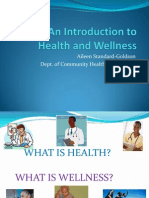 An Introduction To Health and Wellness 2011