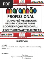 MATEMÁTICA - LOGARITMO