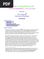 Download A guide to using Eviews by Vishyata SN125441204 doc pdf