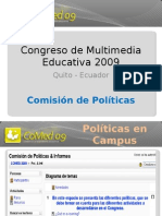 Politicas Comed 2009