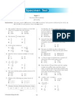 Test Matematik Tingkatan 2