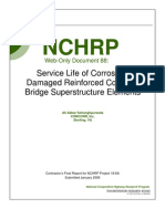 NCHRP: Service Life of Corrosion-Damaged Reinforced Concrete Bridge Superstructure Elements