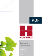 HUMBERG Themenkatalog Kompetenz in Baumschutz 2012
