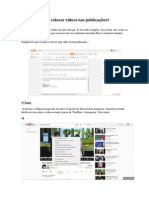 Como Colocar Vídeos Nas Publicações