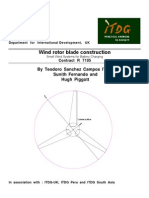 Wind Rotor Blade Construction - ITDG PDF
