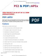 PDF Creation - Modification Module Chain