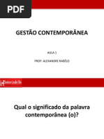 GESTÃO CONTEMPORÂNEAaula1
