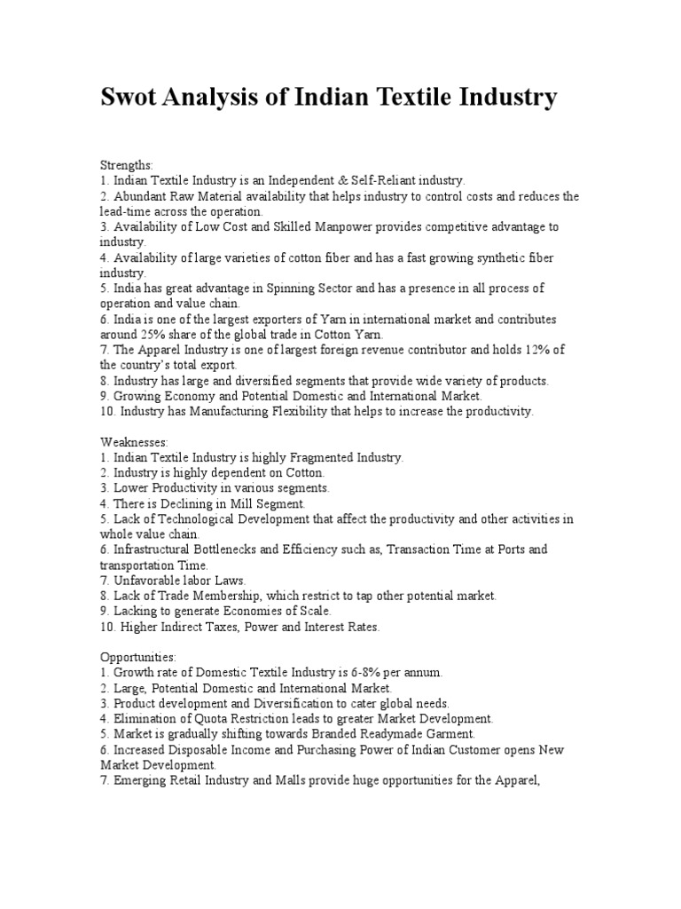 Business plan for textile industry pdf image