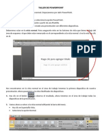 Taller de Powerpoint Vistas