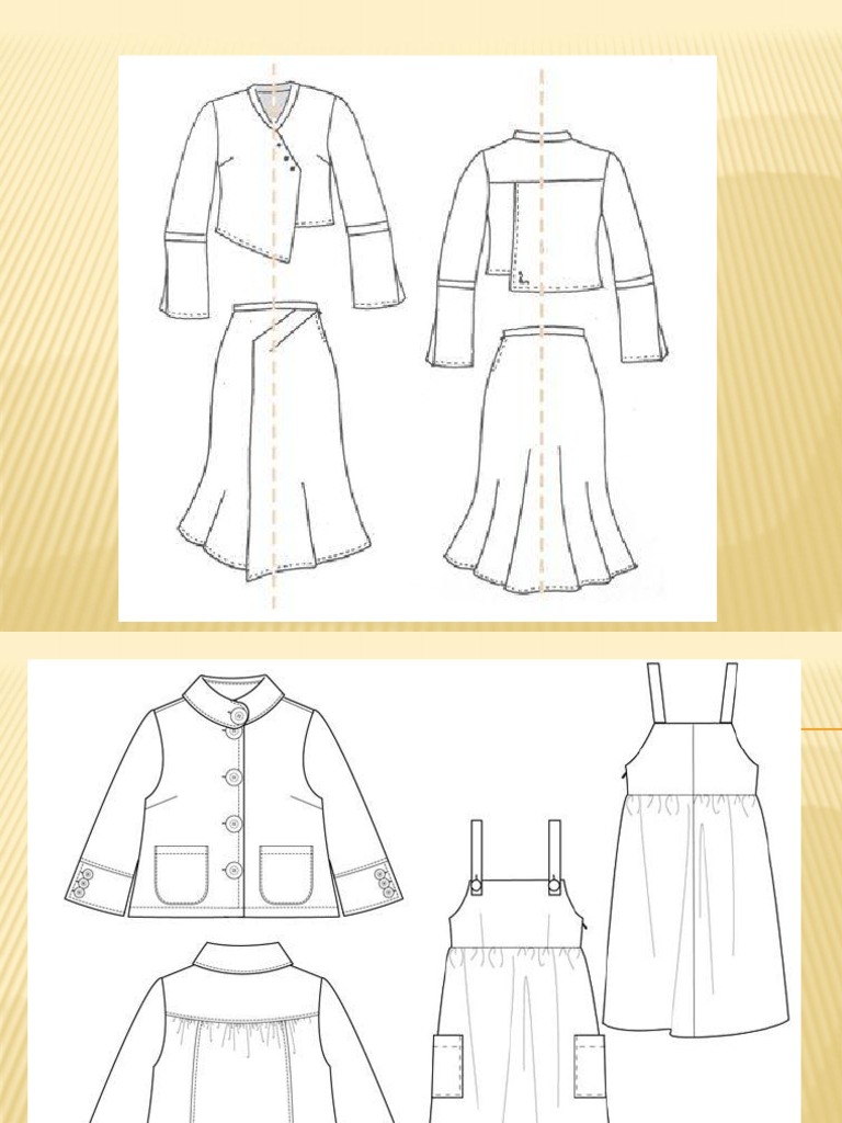 Trims, Findings, Flat Sketch | PDF | Yarn | Textiles