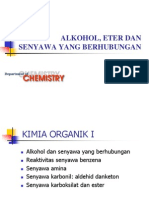 Alkohol Eter Dan Senyawa Yang Berhubungan