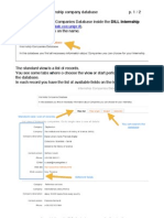 Visual Quick Guide: How To Use The Internship Company Database