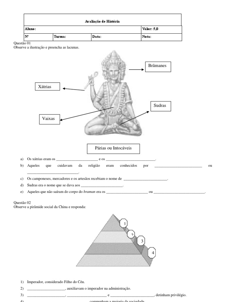 Exercicios Sobre A Asia 9 Ano Com Gabarito