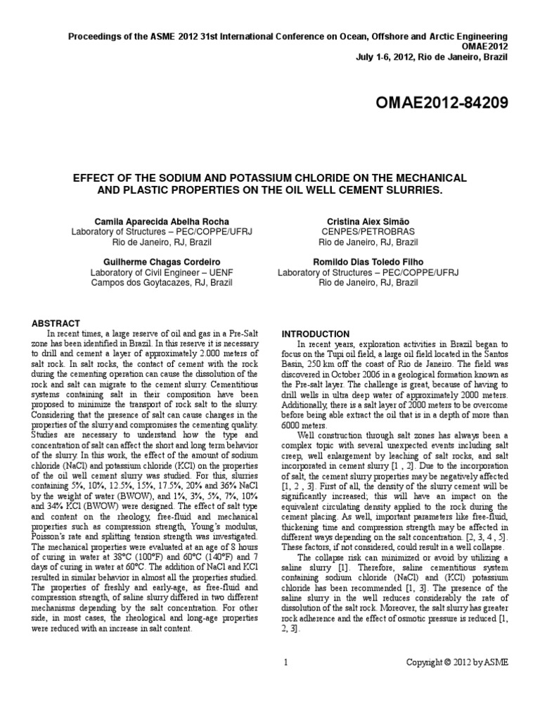 Effect of The Sodium and Potassium Chloride On The Mechanical and ...