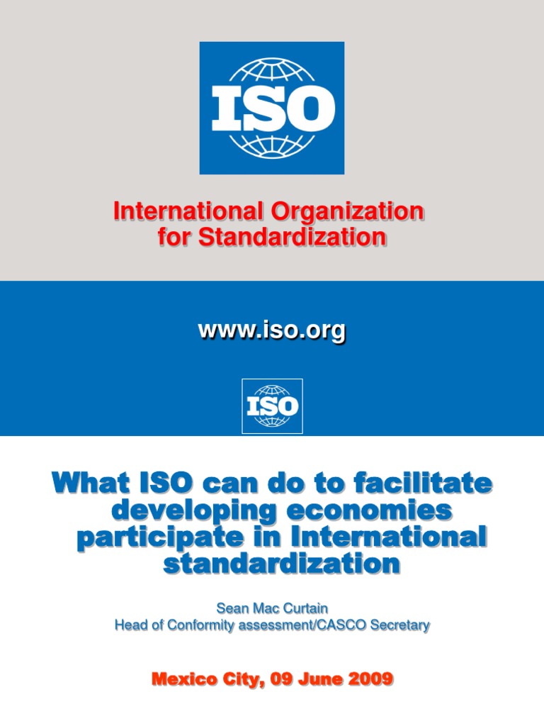 ISO Standards for Developing Countries | PDF | International ...
