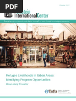 Refugee Livelihoods in Urban Areas