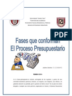 Fases Del Proceso Presupuestario PDF