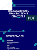 The Electronic Transactions Act