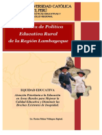 Propuesta de Política Educativa