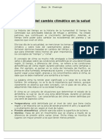 El Impacto Del Cambio Climatico en La Salud