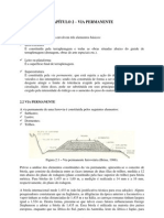 Via permanente ferroviária e seus elementos constituintes