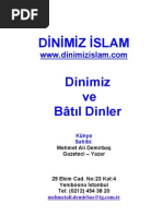 Mehmet Ali Demirbaş - Dinimiz - Ve - Batil - Dinler