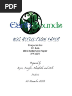 Earth Bounds Reflection Paper