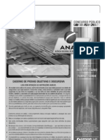 Cespe 2012 Anac Tecnico em Regulacao de Aviacao Civil Conhecimentos Basicos Areas 1 3 e 4 Prova