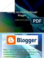 Helping My Students Though Blogger