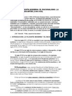 TEMA 5- LA FILOSOFIA DE DESCARTES11-12Filosofía Moderna. El Racionalismo