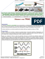 Dimmer Com Triac - Feira de Ciências