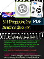 5.1 Propiedad Intelectual-Derechos de Autor