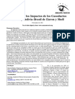 Impacto Ambiental Gasoductos Boli