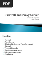 Firewall and Proxy Servers