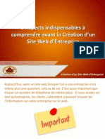 3 Aspects indispensables à comprendre avant la Création d’un Site Web d’Entreprise