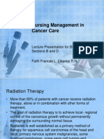 Nursing Management in Cancer Care