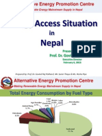 Op Session - Energy Access Situation in Nepal