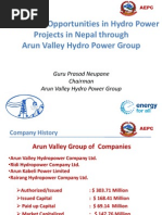 Session 3 - Investment Opportunities in Arun Valley Hydro Power Projects