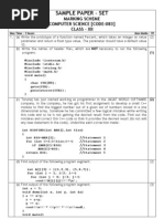 Sample paper of Computer Science class 12 