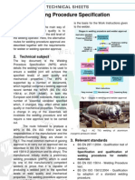 Doc 76 Technical Sheet - Welding Procedure Specification