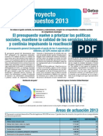 Getxo: Proyecto de Presupuestos 2013